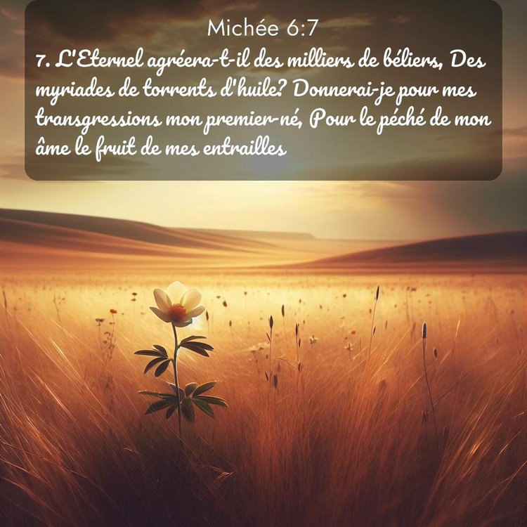 image nature avec verset biblique de la Bible