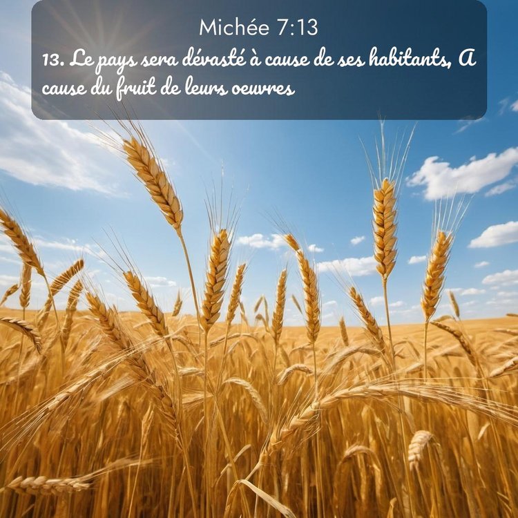 Segond Michée 7:13