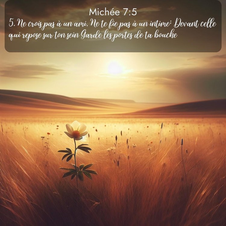 image nature avec verset biblique de la Bible