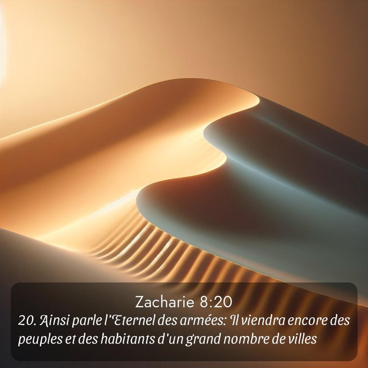 Segond Zacharie 8:20