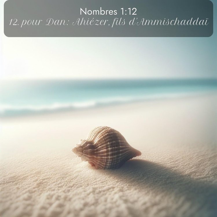 Segond Nombres 1:12