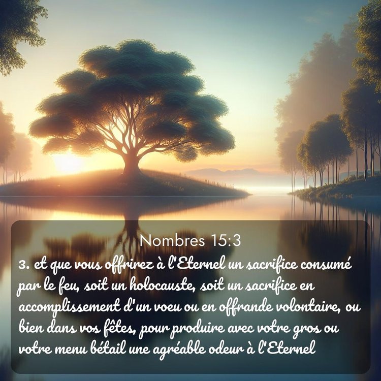 image nature avec verset biblique de la Bible