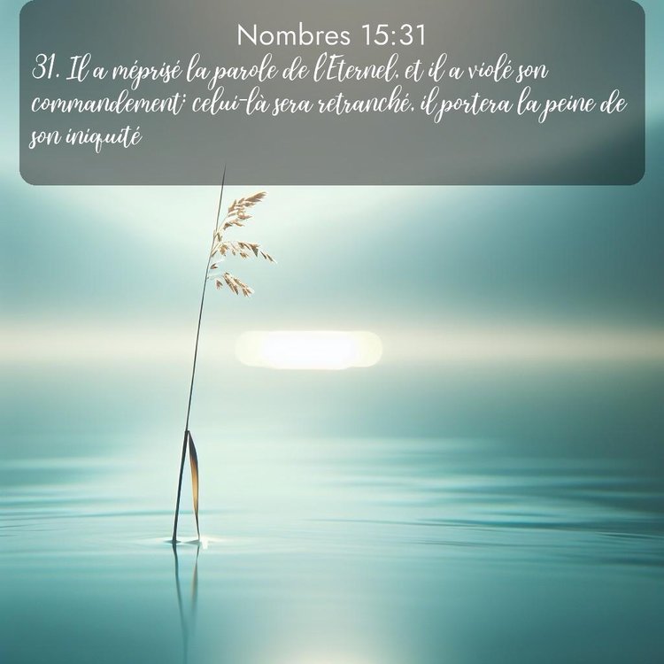 image nature avec verset biblique de la Bible