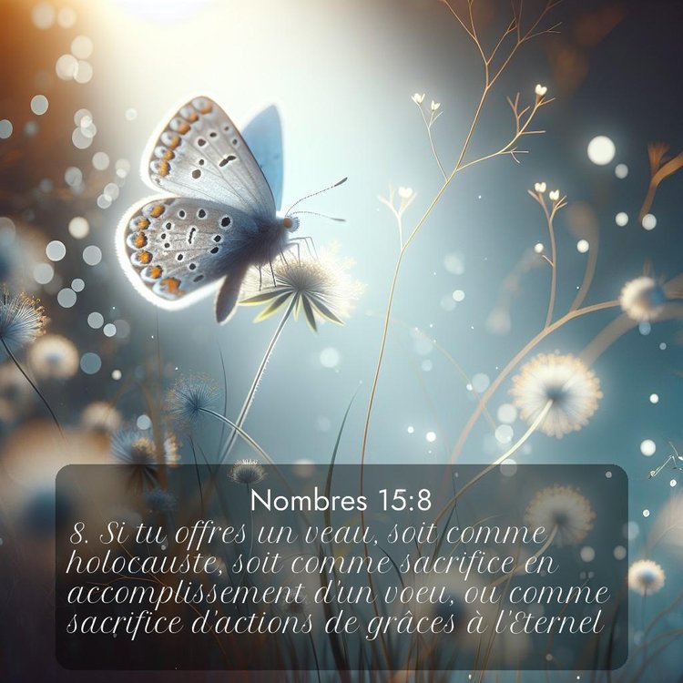 image nature avec verset biblique de la Bible