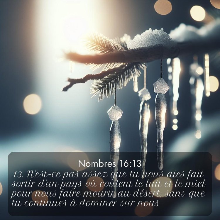 Segond Nombres 16:13