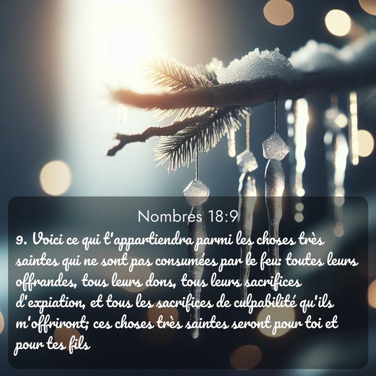 image nature avec verset biblique de la Bible