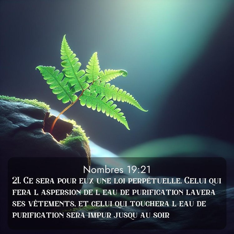 image nature avec verset biblique de la Bible