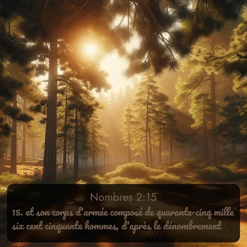 Segond Nombres  ; image nature: image avec le verset biblique :et son corps d&#039;armée composé de quarante-cinq mille six cent cinquante hommes, d&#039;après le dénombrement. ;  ; 2:15