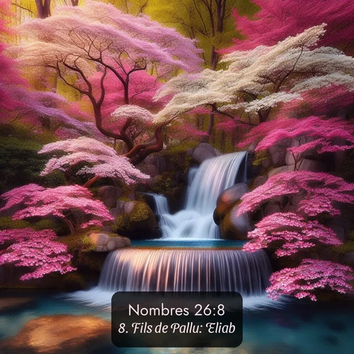 Segond Nombres  ; image nature: image avec le verset biblique :Fils de Pallu: Eliab. ;  ; 26:8