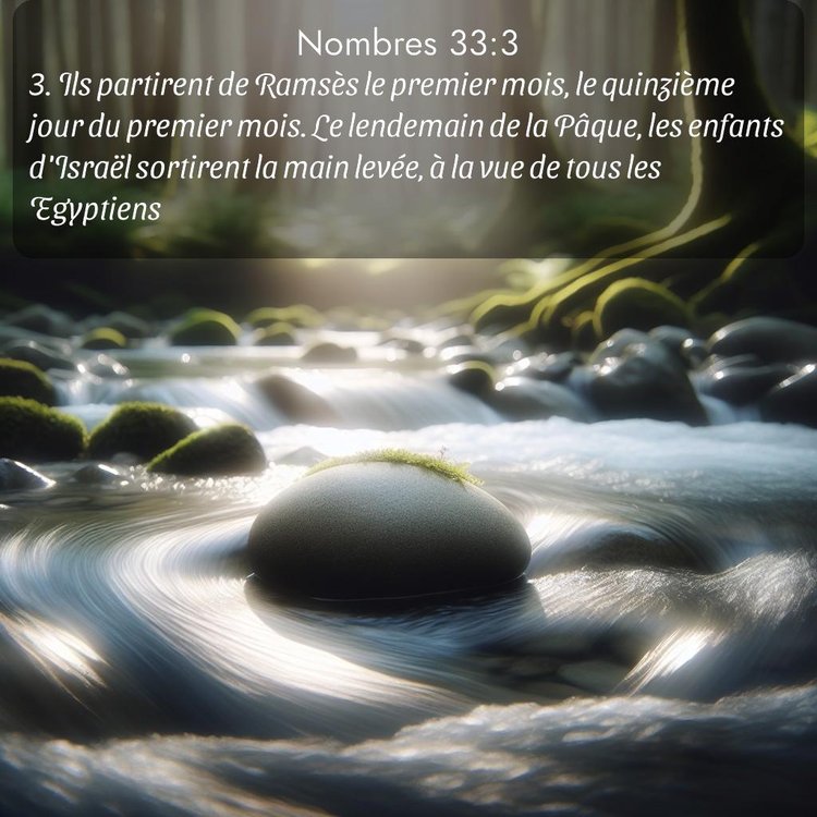 Segond Nombres 33:3