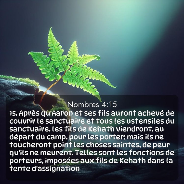 image nature avec verset biblique de la Bible
