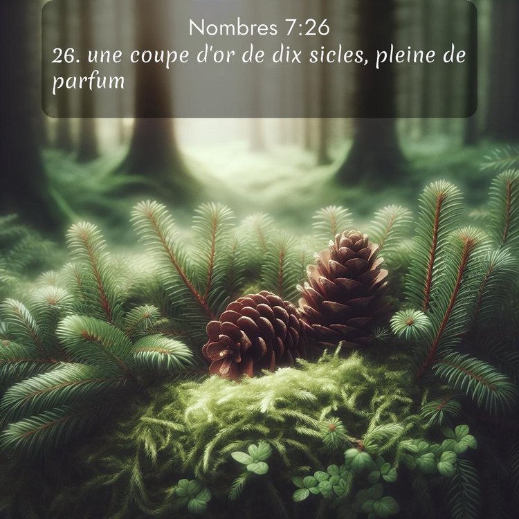 Segond Nombres 7:26