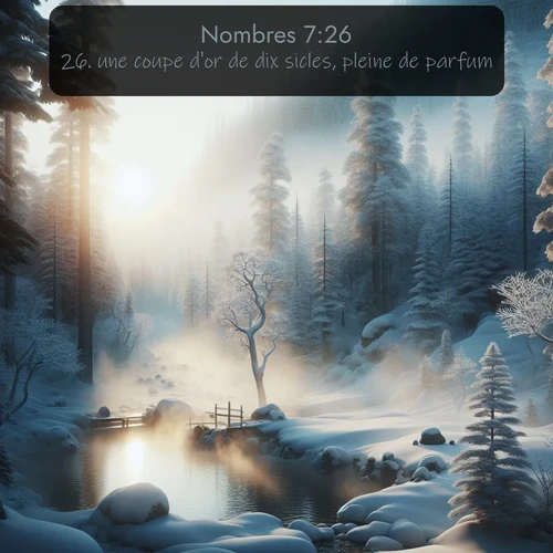 Segond Nombres  ; image nature: image avec le verset biblique :une coupe d&#039;or de dix sicles, pleine de parfum; ;  ; 7:26