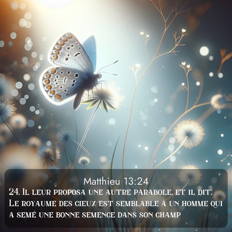 Segond Évangile selon Matthieu 13:24