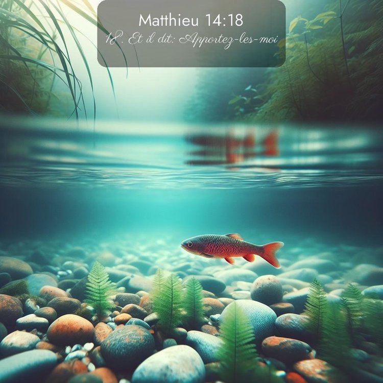image nature avec verset biblique de la Bible