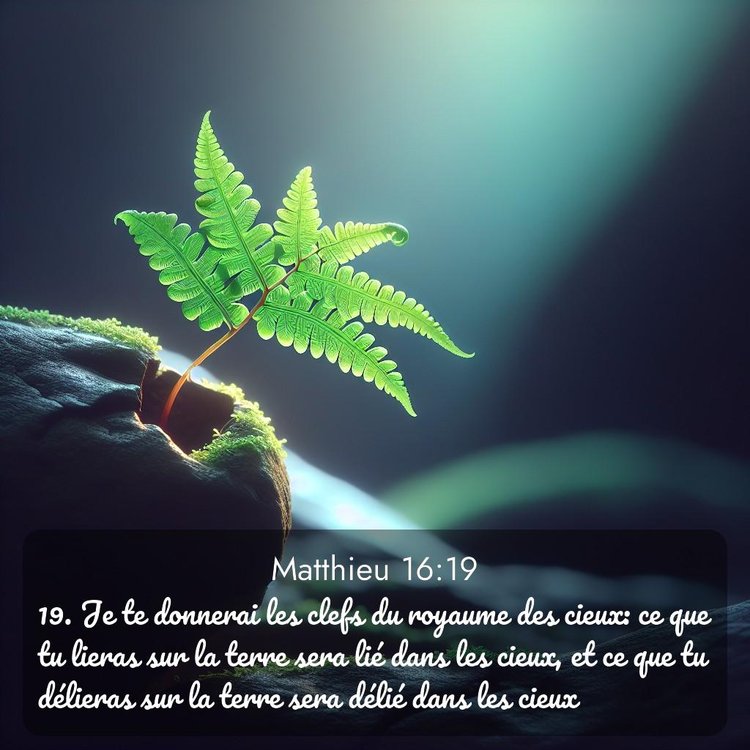 Segond Évangile selon Matthieu 16:19