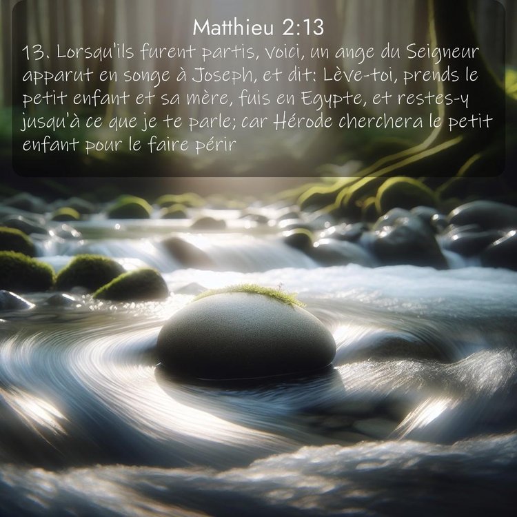 Segond Évangile selon Matthieu 2:13