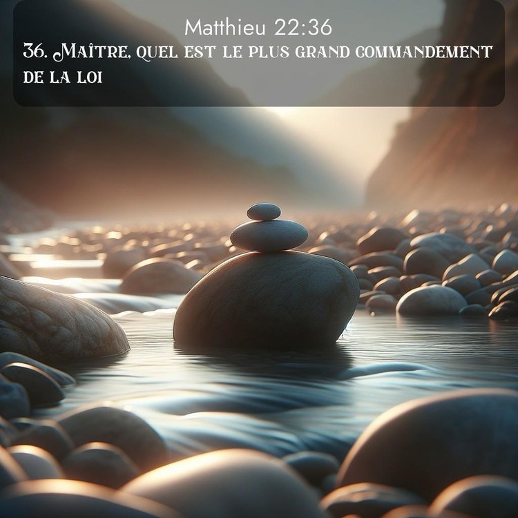 Segond Évangile selon Matthieu 22:36