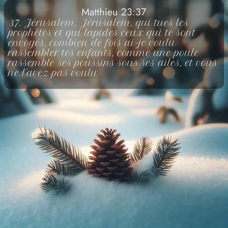 image nature avec verset biblique de la Bible