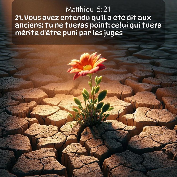 Segond Évangile selon Matthieu 5:21