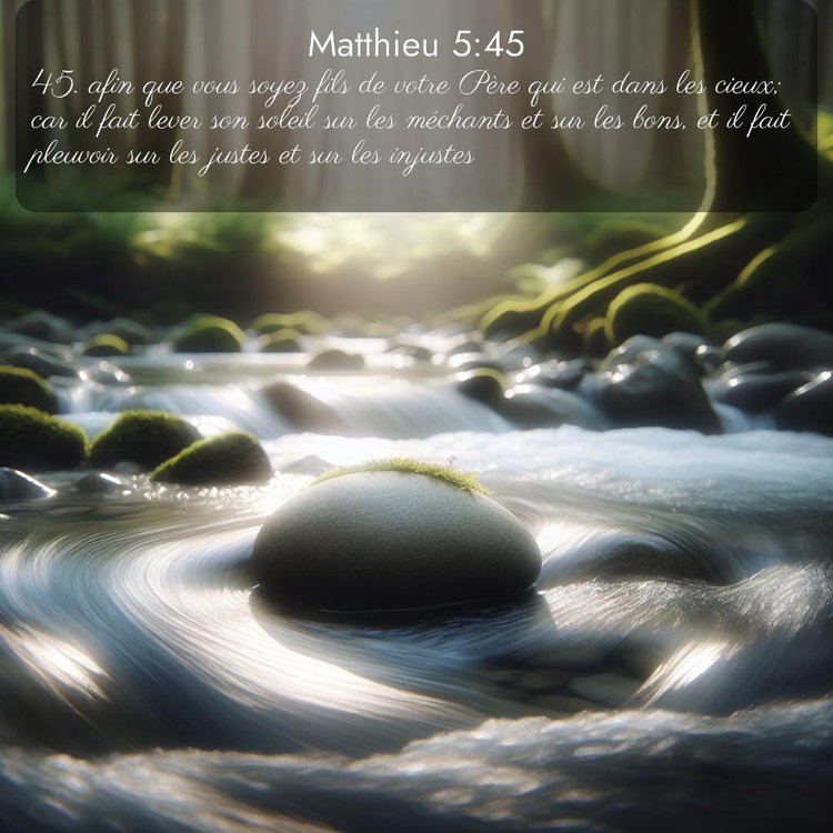 Segond Évangile selon Matthieu 5:45