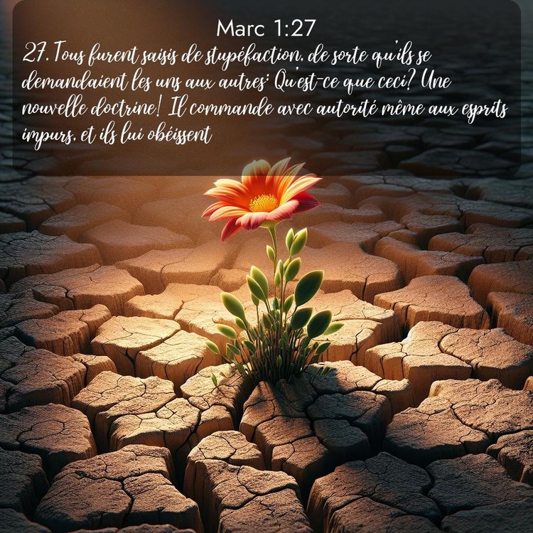 Segond Évangile selon Marc 1:27