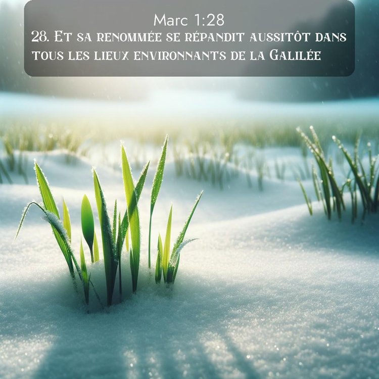 image nature avec verset biblique de la Bible