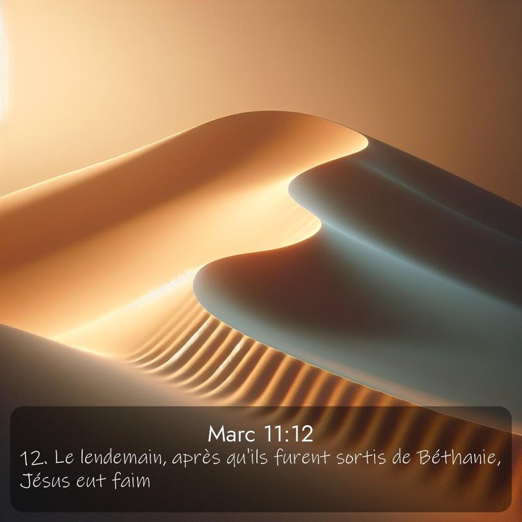 Segond Évangile selon Marc 11:12