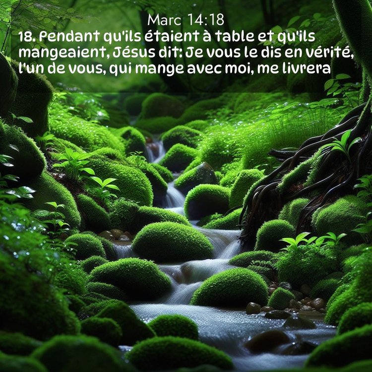 Segond Évangile selon Marc 14:18