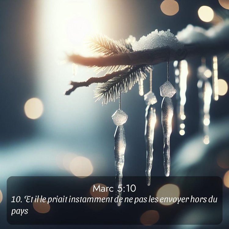 Segond Évangile selon Marc 5:10