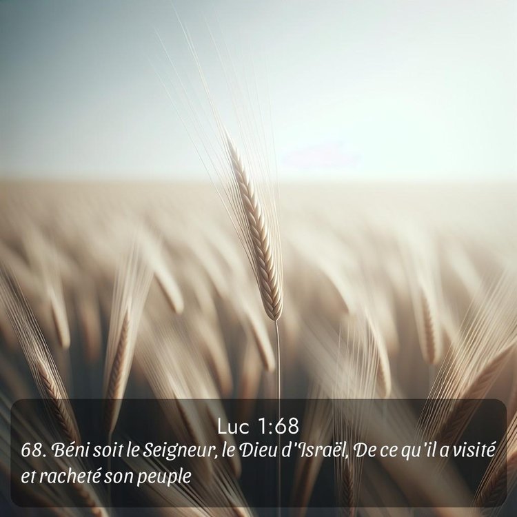 Segond Évangile selon Luc 1:68