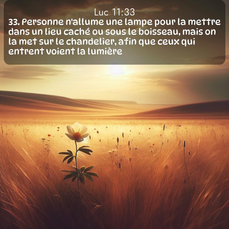 image nature avec verset biblique de la Bible
