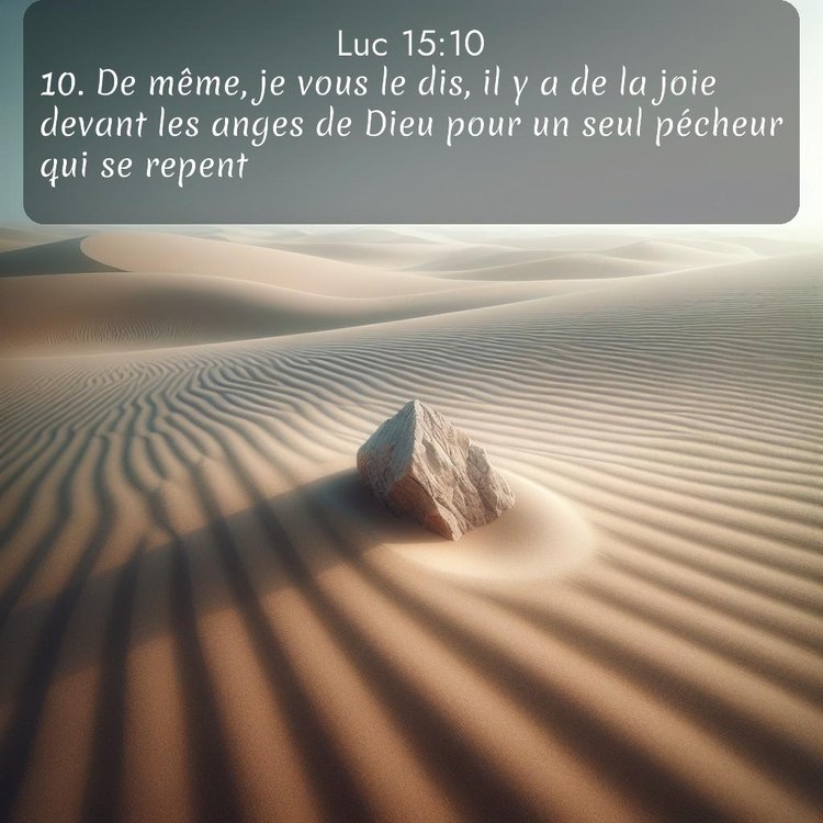 Segond Évangile selon Luc 15:10