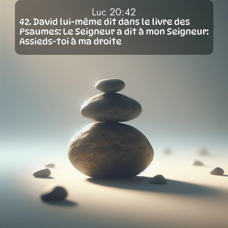 Segond Évangile selon Luc 20:42