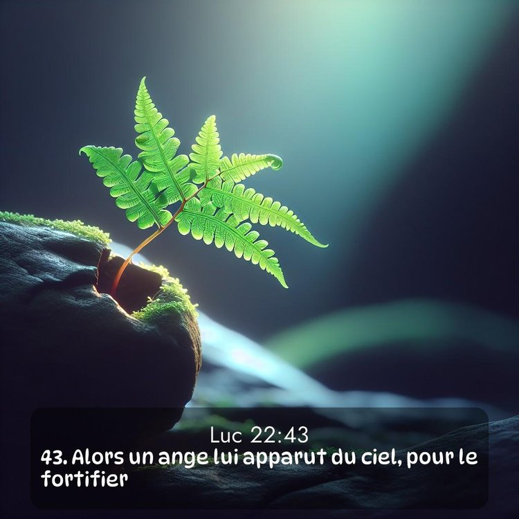 image nature avec verset biblique de la Bible