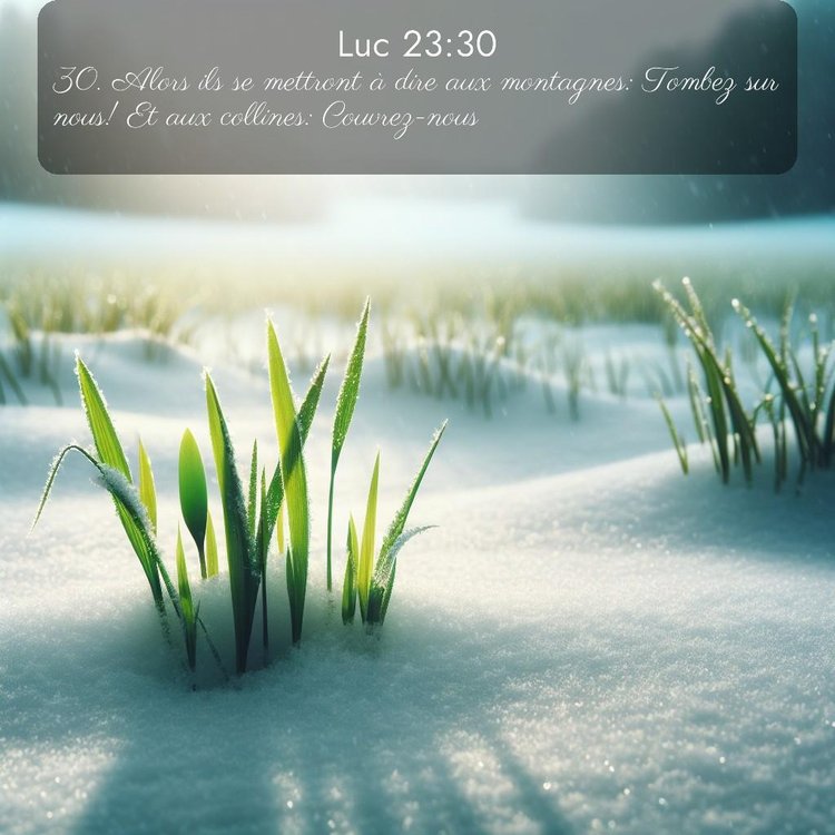 image nature avec verset biblique de la Bible