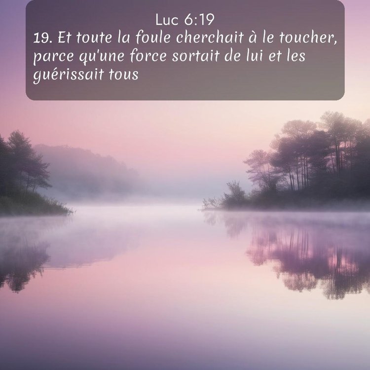 Segond Évangile selon Luc 6:19