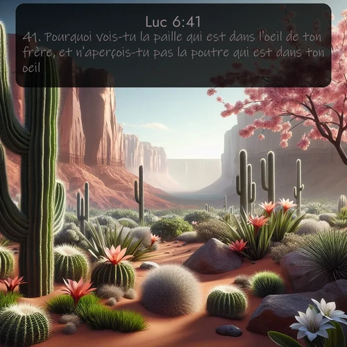 Segond Évangile selon Luc  ; image nature: image avec le verset biblique :Pourquoi vois-tu la paille qui est dans l&#039;oeil de ton frère, et n&#039;aperçois-tu pas la poutre qui est dans ton oeil? ;  ; 6:41