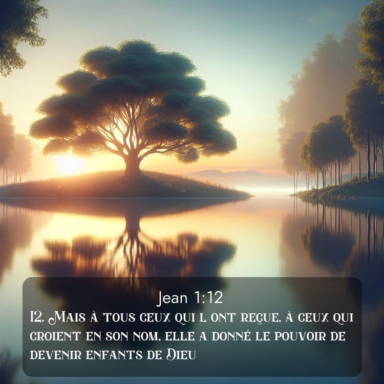 Segond Évangile selon Jean 1:12