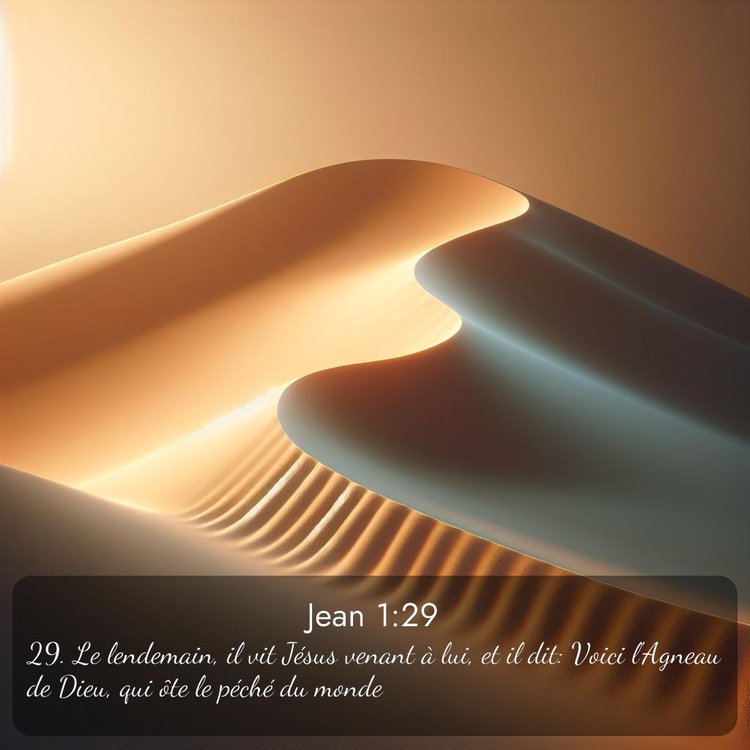 Segond Évangile selon Jean 1:29