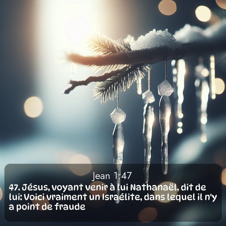 Segond Évangile selon Jean 1:47