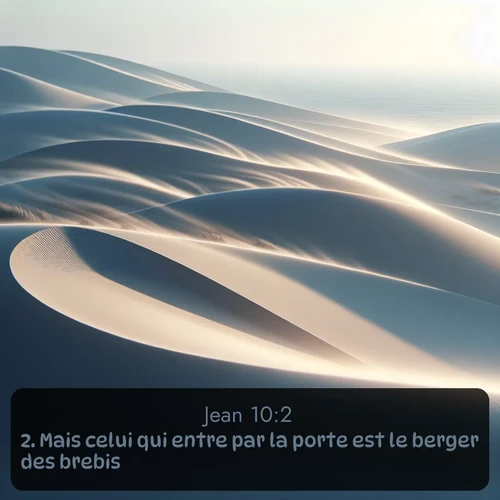Segond Évangile selon Jean  ; image nature: image avec le verset biblique :Mais celui qui entre par la porte est le berger des brebis. ;  ; 10:2