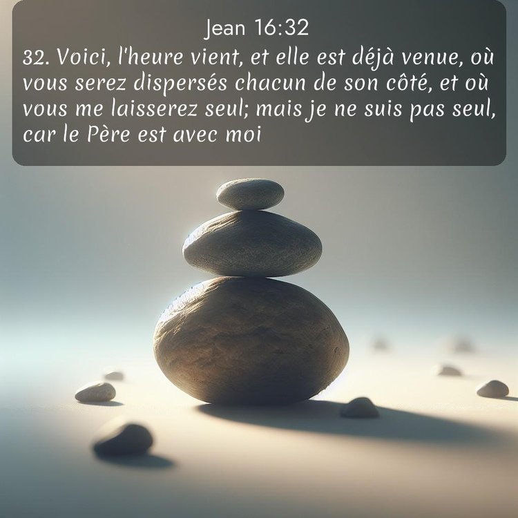 Segond Évangile selon Jean 16:32