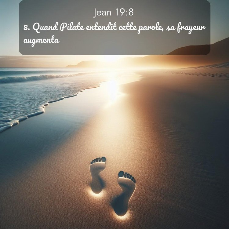 Bible Segond Évangile selon Jean 19:8