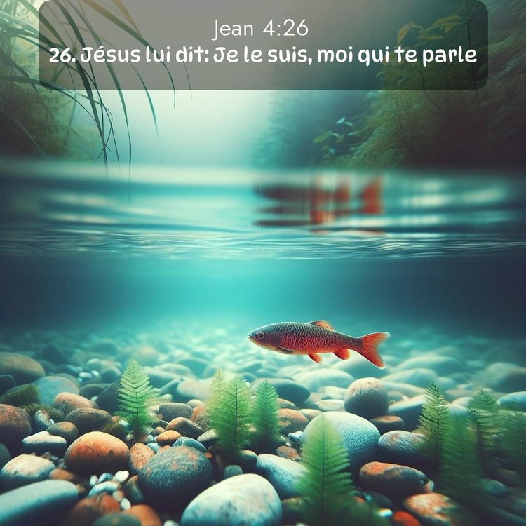 Segond Évangile selon Jean 4:26