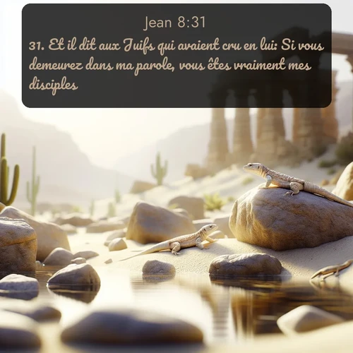 Segond Évangile selon Jean  ; image nature: image avec le verset biblique :Et il dit aux Juifs qui avaient cru en lui: Si vous demeurez dans ma parole, vous êtes vraiment mes disciples; ;  ; 8:31