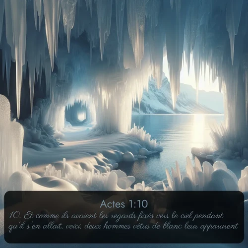 Segond Actes  ; image nature: image avec le verset biblique :Et comme ils avaient les regards fixés vers le ciel pendant qu&#039;il s&#039;en allait, voici, deux hommes vêtus de blanc leur apparurent, ;  ; 1:10