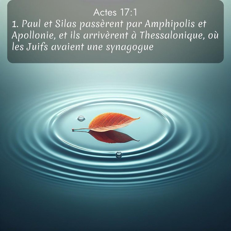 Segond Actes 17:1