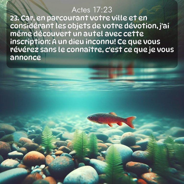 Segond Actes 17:23