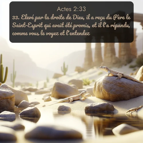 Segond Actes  ; image nature: image avec le verset biblique :Elevé par la droite de Dieu, il a reçu du Père le Saint-Esprit qui avait été promis, et il l&#039;a répandu, comme vous le voyez et l&#039;entendez. ;  ; 2:33